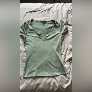 Teal tight t shirt